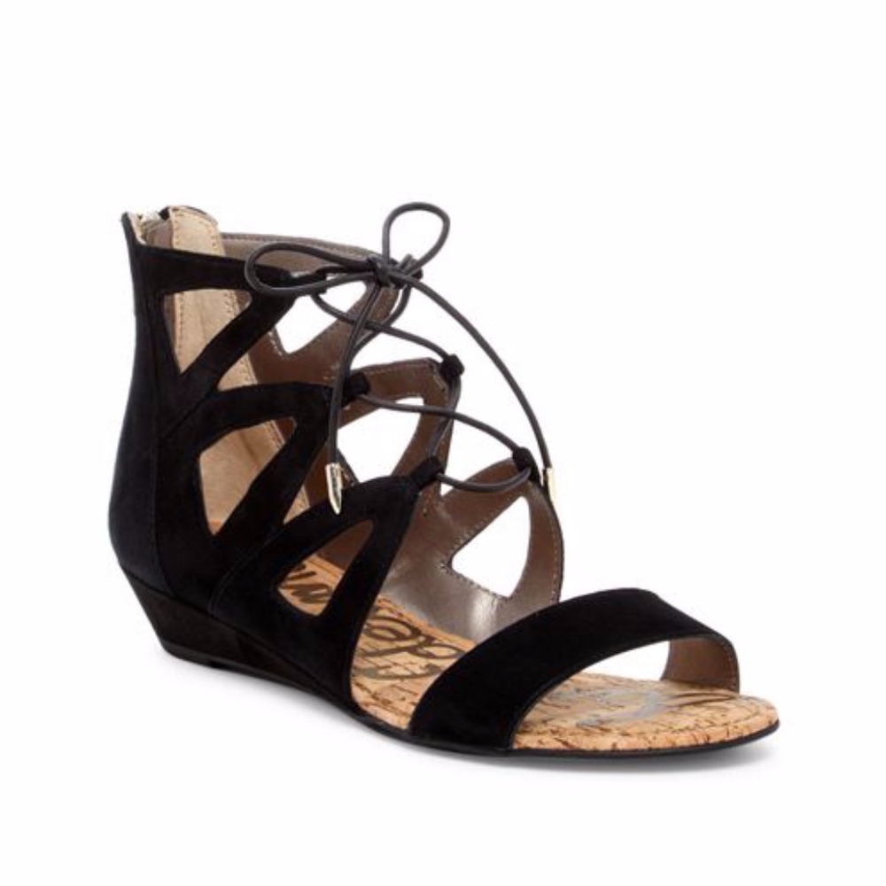Sam Edelman Women's Dean Caged Lace-Up Sandal